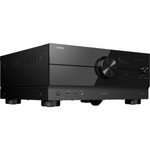 Front view of Yamaha AVENTAGE RX-A4A 7.2-channel AV receiver with sleek black finish