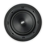 Front view of KEF Ci130ER 5.25 inch in-ceiling speaker with grille