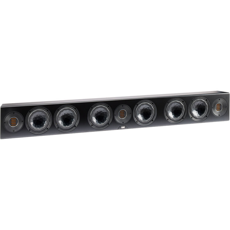 Close up of aluminum crystal woofer on ELAC Vertex III