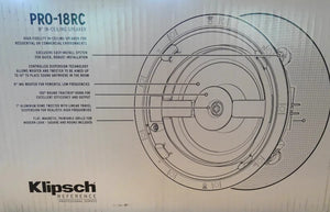 Klipsch PRO-16RC 6.5" Professional In-Ceiling Speaker - 200W Peak