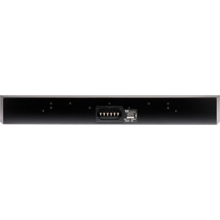 Rear connection panel of ELAC passive soundbar