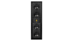 ELAC Vertex III on-wall speaker grille removed highlighting JET ribbon tweeter