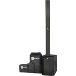 HK Audio POLAR 10 Column PA system front view with subwoofer and column