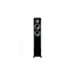 ELAC Vela 2.0 FS 407.2 floorstanding speaker in gloss black featuring the advanced JET 6 tweeter