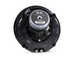 ELAC IC-VT62-W speaker grille removed to show woofer and tweeter assembly