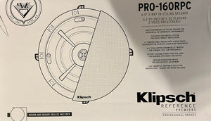 Klipsch Pro-160RPC Reference Premiere 6.5" In-Ceiling Speaker - 200W Peak