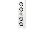 ELAC Muro OW-V41L white speaker mounted on wall in modern living room