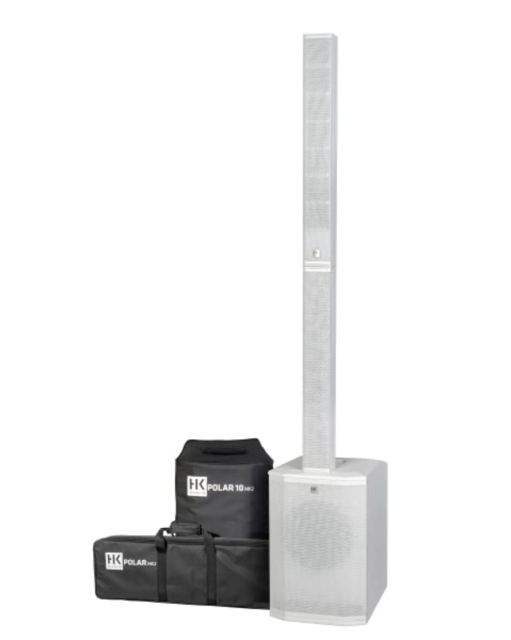 HK Audio POLAR 10 MKII White 2000W Active Column PA System