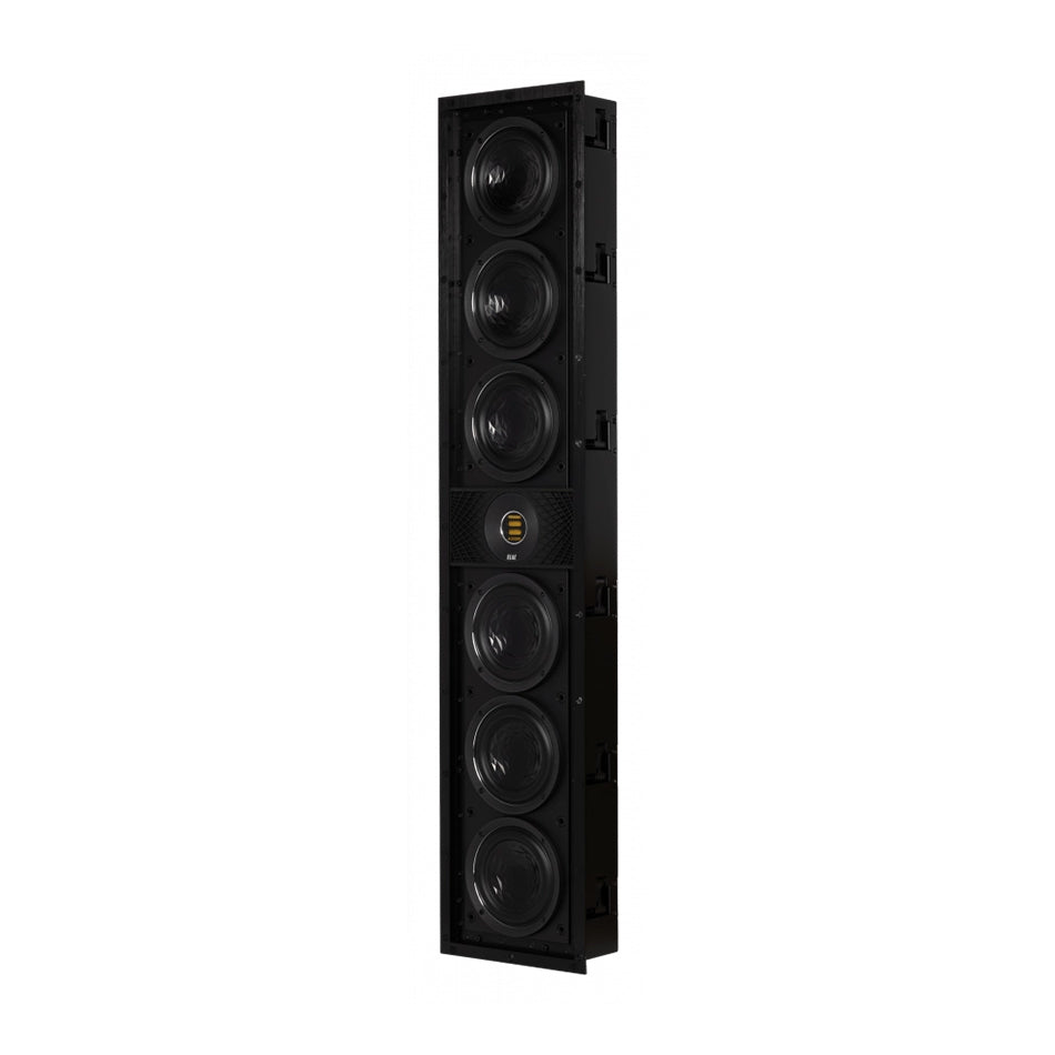Rear mounting profile of the ELAC Vertex Series III professional architectural audio speaker