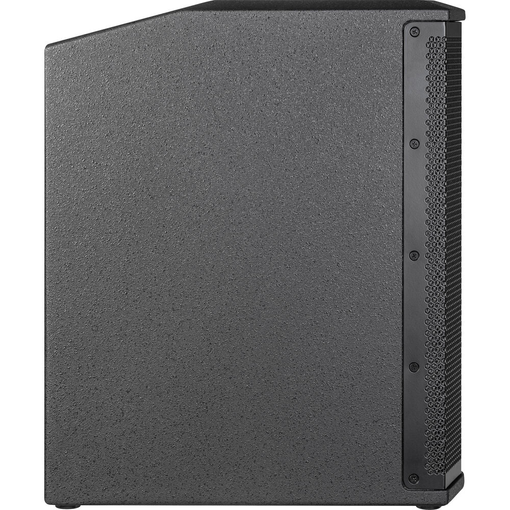 Close up of HK Audio branding on the POLAR 10 column speaker