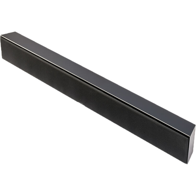 ELAC Vertex III soundbar with magnetic grille detached