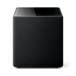 Close up of the 10-inch high excursion driver on the KEF Kube 10 MIE