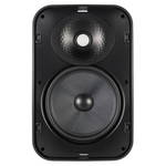 Close up of Sonance Mariner MX86 outdoor speaker grille and branding