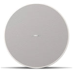 Close up of Bose DesignMax DM8C speaker grille and modern white aesthetic