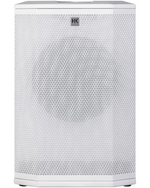 Detail view of the HK Audio POLAR 10 MKII White column speaker array and grill