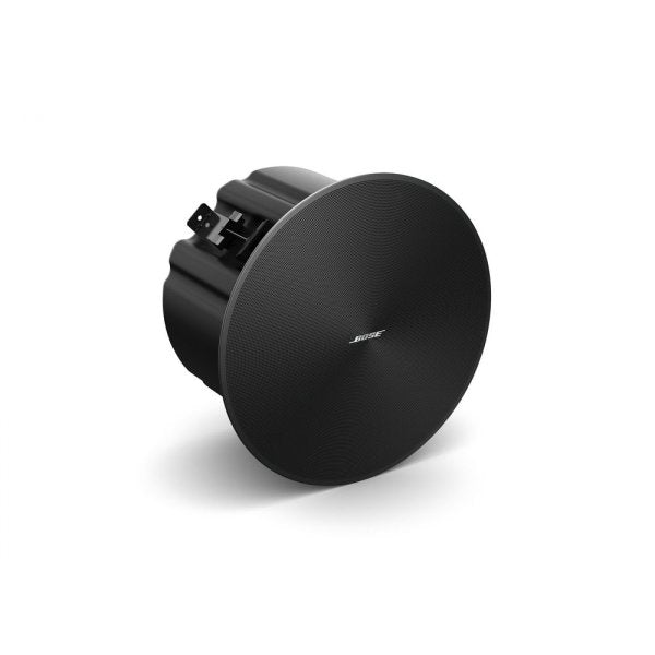 Front view of the Bose DesignMax DM8C 8-inch in-ceiling loudspeaker in black