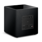 KEF Kube 12 MIE subwoofer in a modern home theater setup
