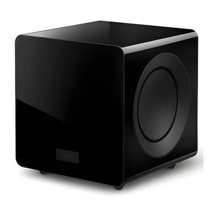 KEF KC92 Force-Cancelling Subwoofer - 1000W RMS Dual 9" Drivers - Black Gloss