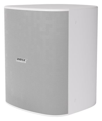 Bose DesignMax DM12SE 12-inch coaxial surface-mount loudspeaker in white for professional audio systems
