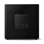 Rear panel inputs and controls of the KEF Kube 15 MIE 15-inch subwoofer