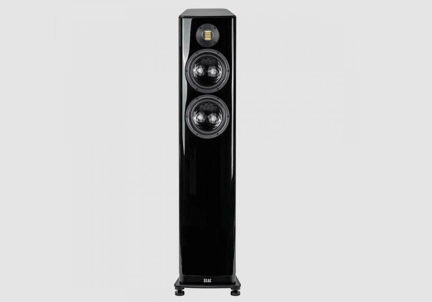 Elac VFS408.2-GB 7" 2.5-Way Floorstanding Speaker - Gloss Black