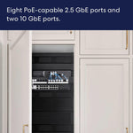 EERO U021121 TPoE Gateway 10-Port Router and PoE Switch Two 10 GbE ports