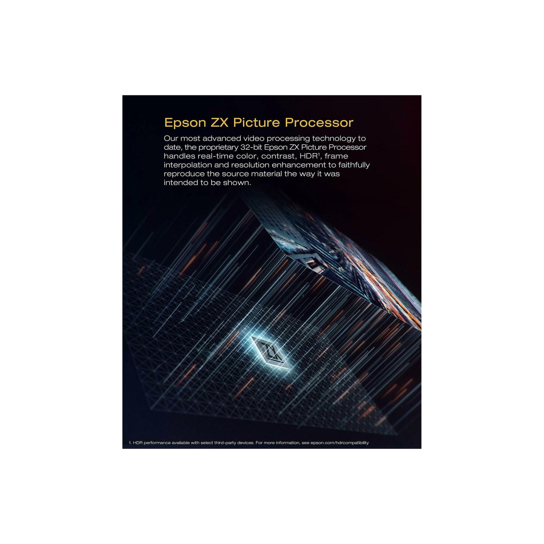 Epson Pro Cinema LS9000 4K laser home theater projector.