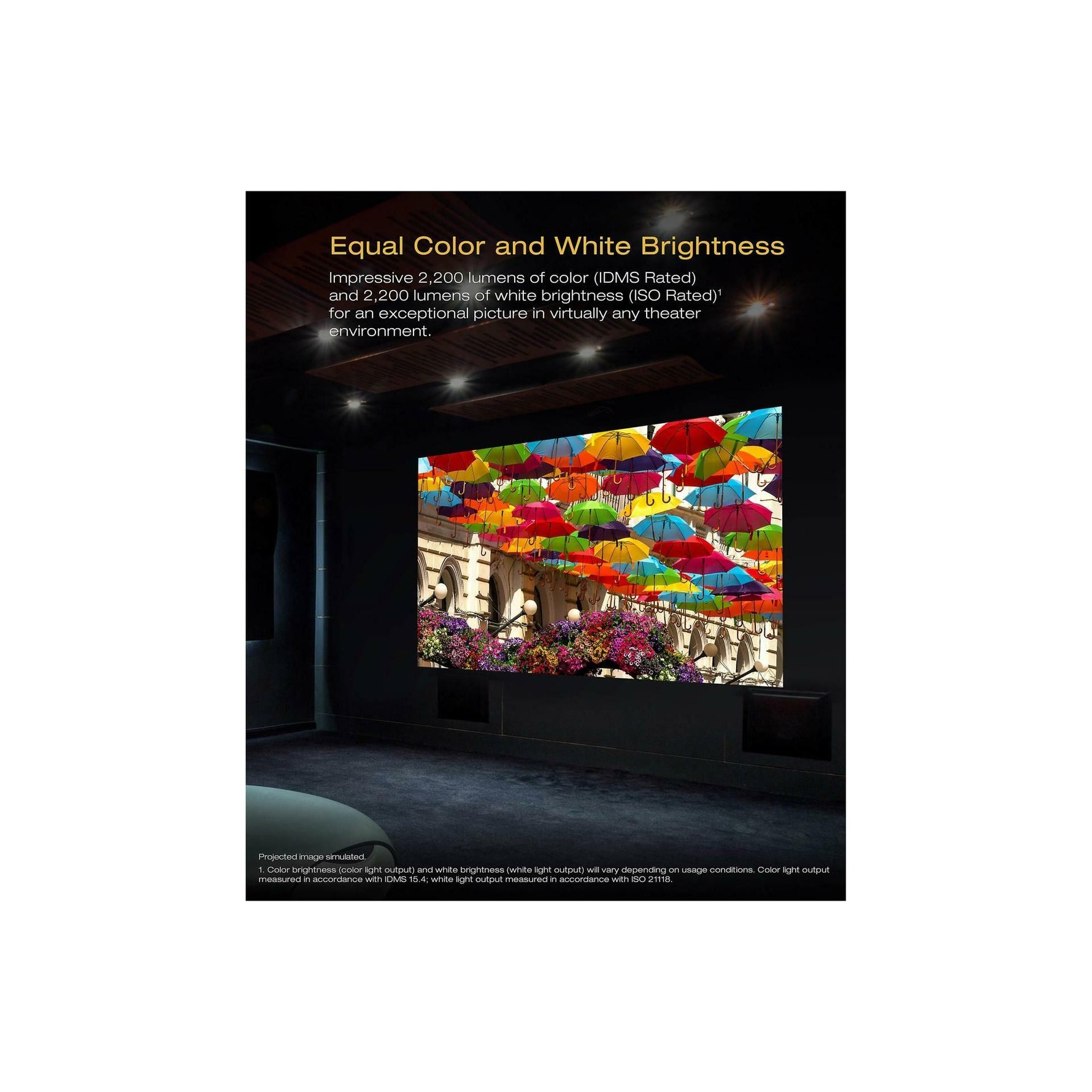 Epson Pro Cinema LS9000 4K laser home theater projector.