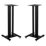 ELAC LS20 Black Bookshelf Speaker Stands - Pair