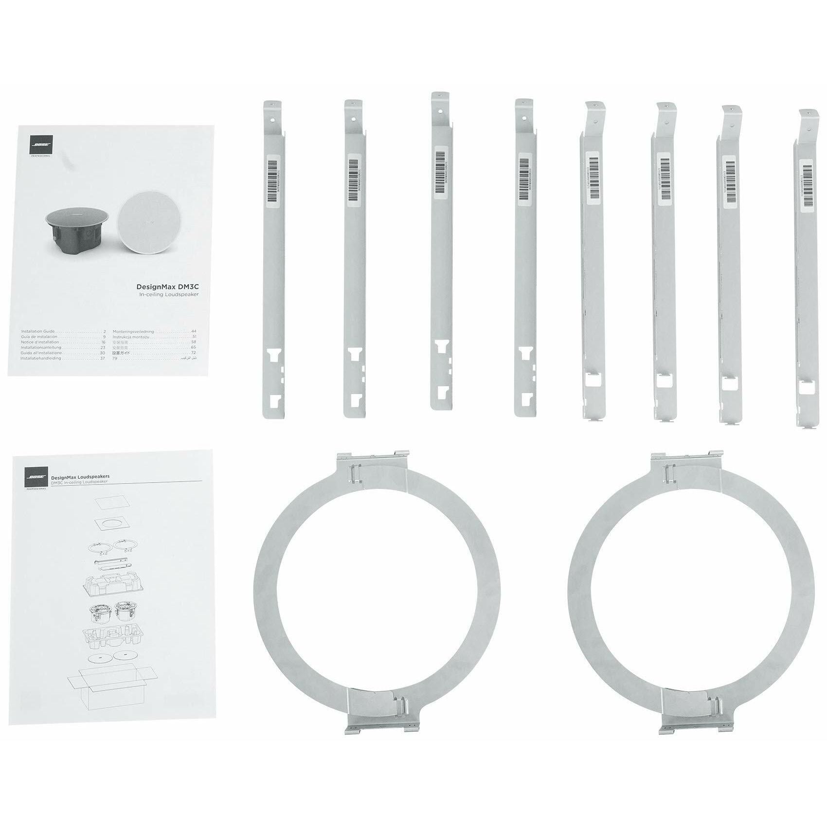 Bose Professional DesignMax DM3C In-Ceiling Speakers (Pair, Black)