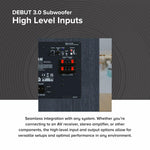 Elac DS153-BK Debut Series 15" 300W Powered Subwoofer - BlacK