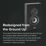 Elac DOW42-BK 4" On-Wall Speakers - Black