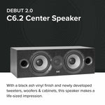 Elac DC62-BK 6.5" Center Speaker - Black