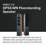Elac DF53-WN DEBUT 3.0 - 5.25" Floor Speaker - Walnut