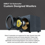 Elac DS103-BK Debut Series 10" 100W Powered Subwoofer - Black