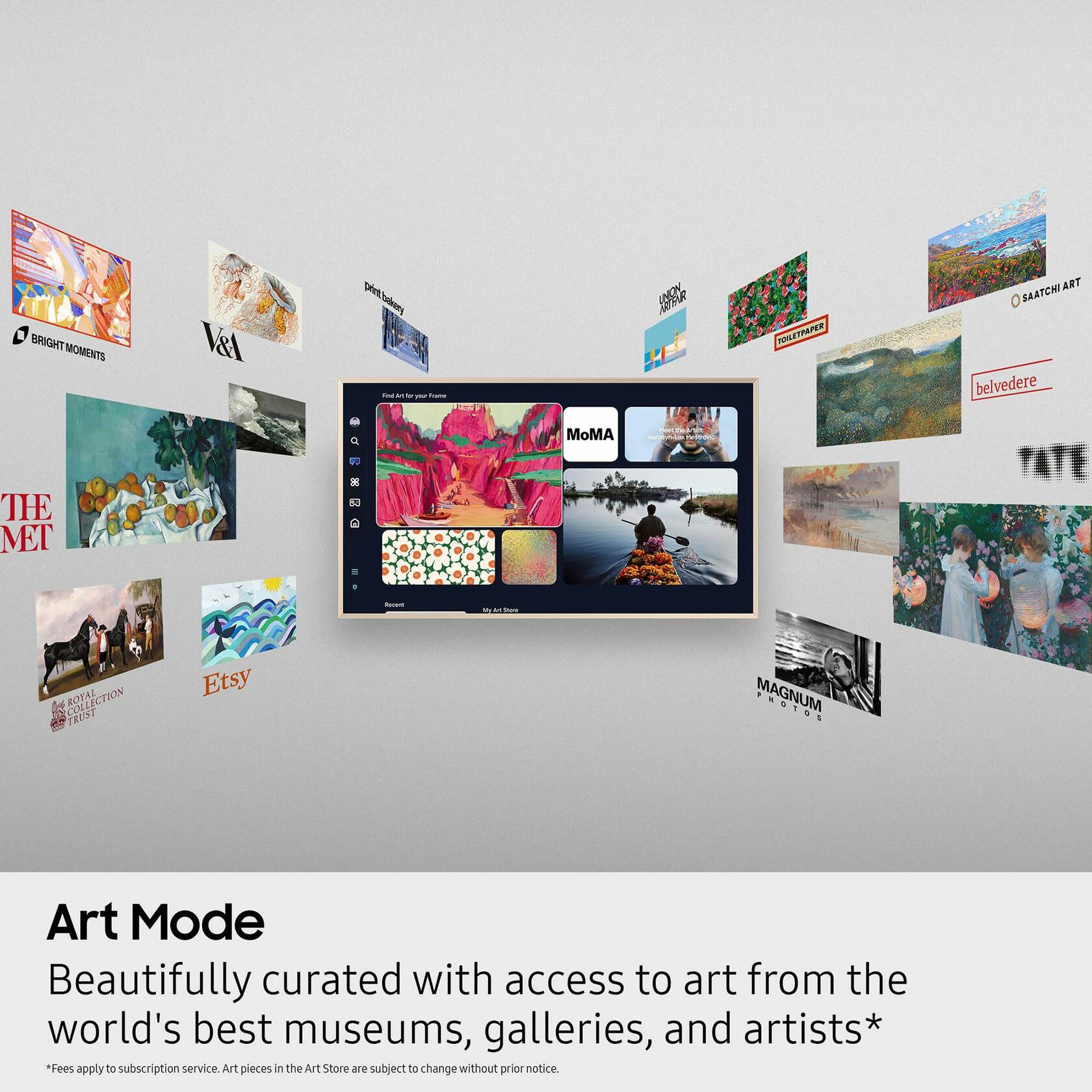 SAMSUNG QN85LS03FW 85 Inch The Frame Wireless 4K Neo QLED TV  (2025)