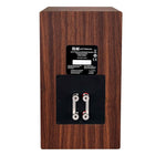 Elac UBR62-BK 6.5" Bookshelf Speakers - Walnut/Black