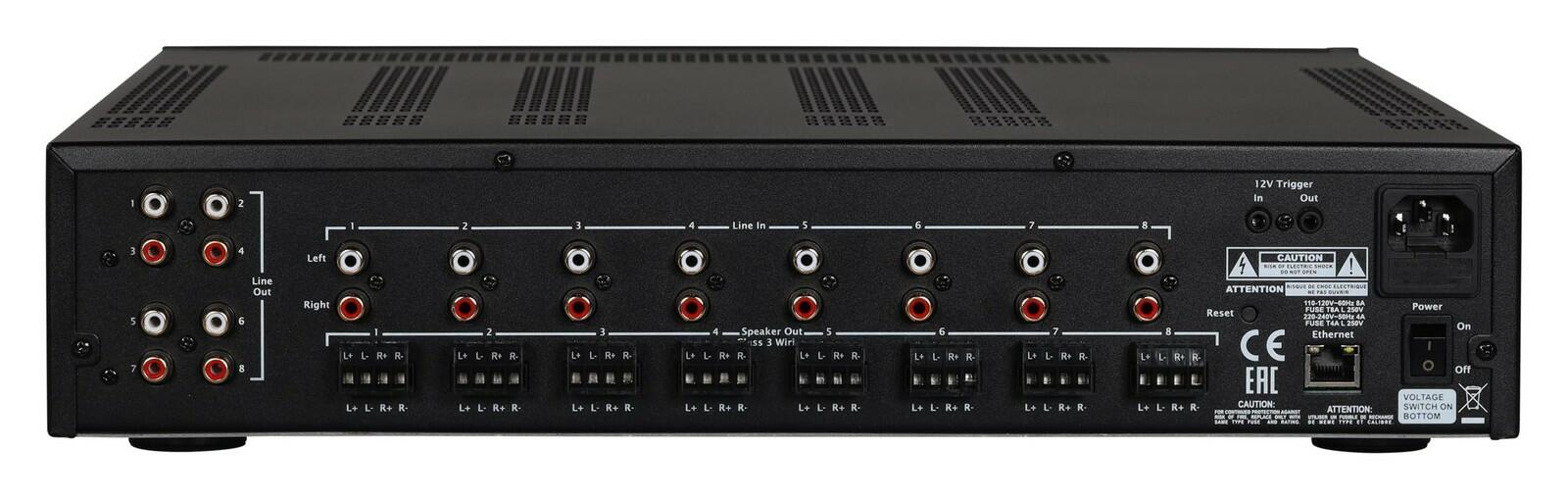 Elac IS-AMP1275-BK 12 x 75W Multi-Zone Amplifier - Black