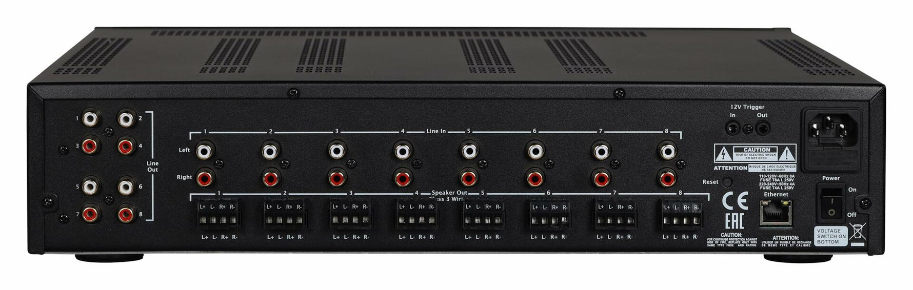 Elac IS-AMP1650-BK 16 x 50W Multi-Zone Amplifier - Black