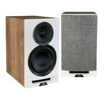 Elac UBR62-W 6.5" Bookshelf Speakers - Oak/White