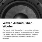 Elac DB62-BK 6.5" Bookshelf Speakers - Black