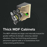 Elac DB62-BK 6.5" Bookshelf Speakers - Black