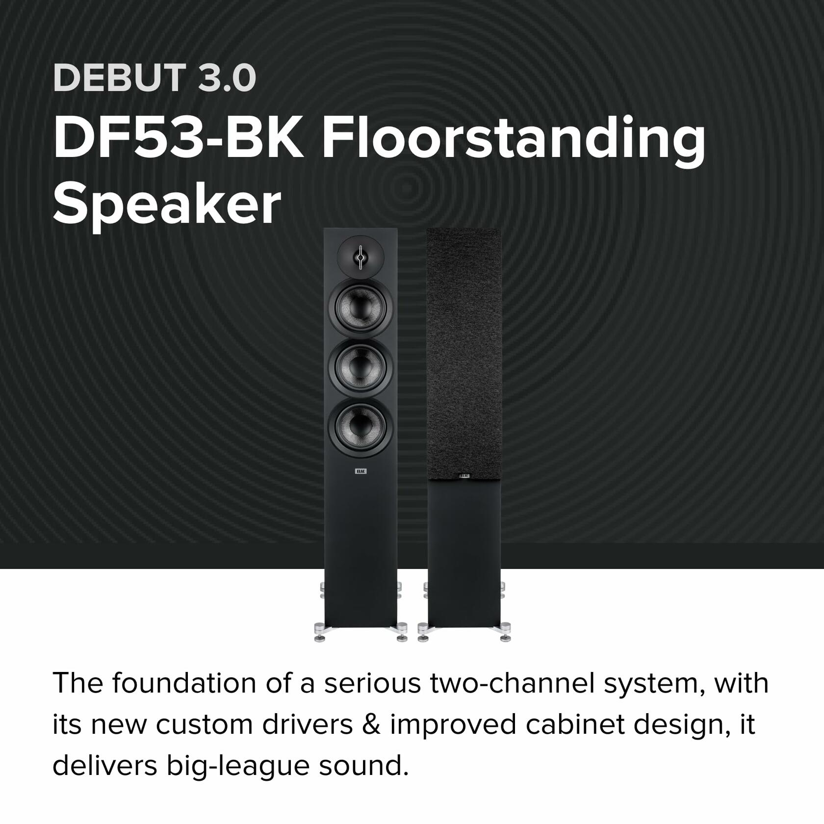 Elac DF53-BK DEBUT 3.0 - 5.25