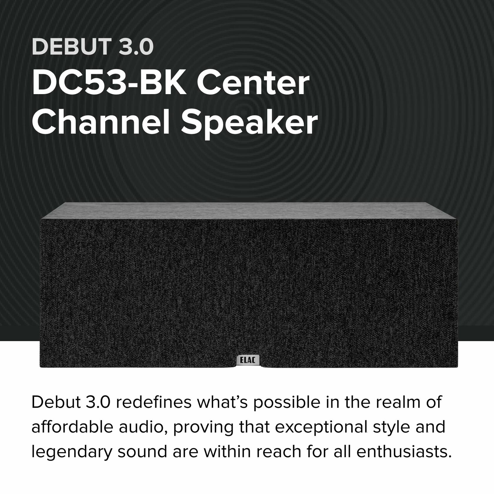 Elac DC53-BK DEBUT 3.0 -5.25