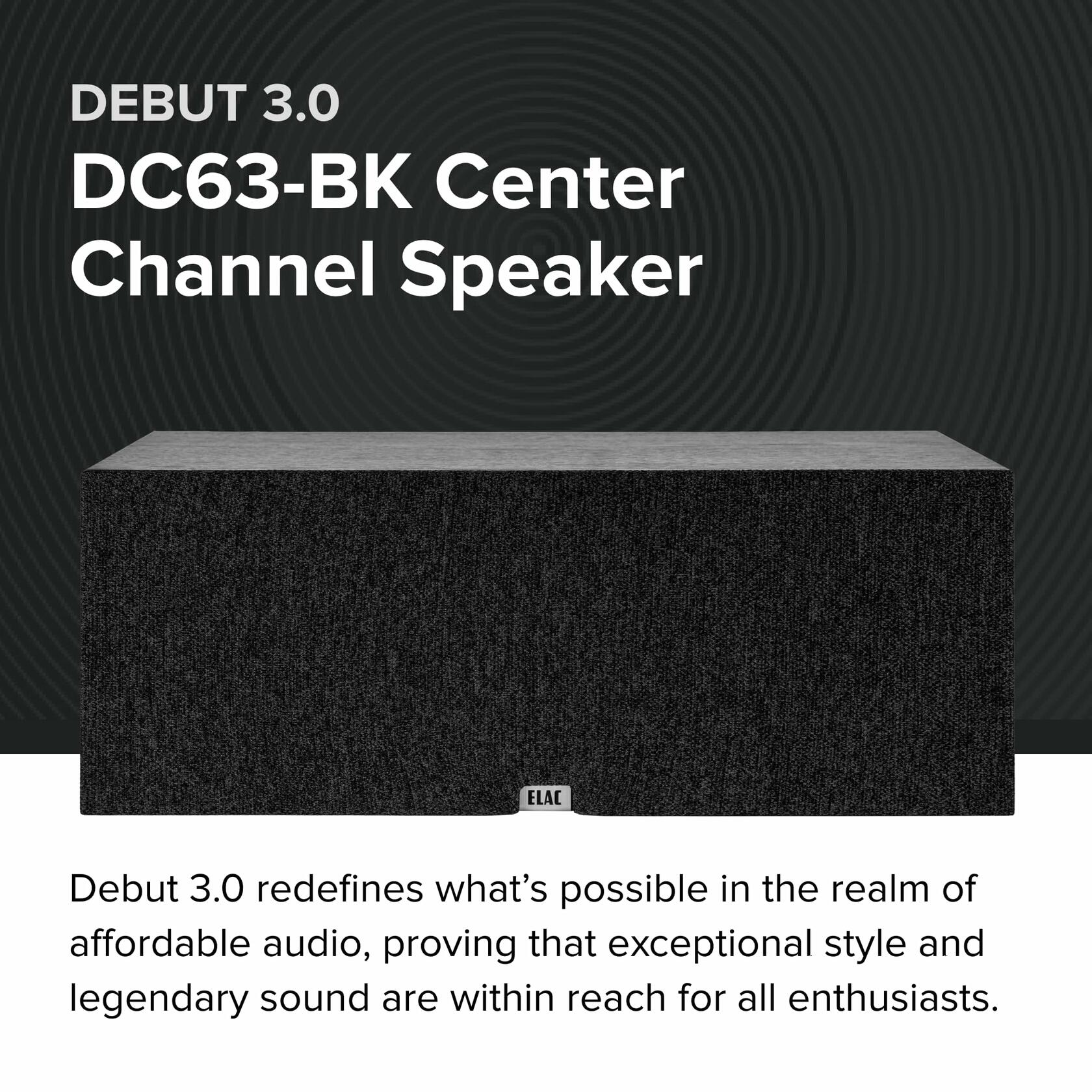 Elac DC63-BK DEBUT 3.0 - 6.5