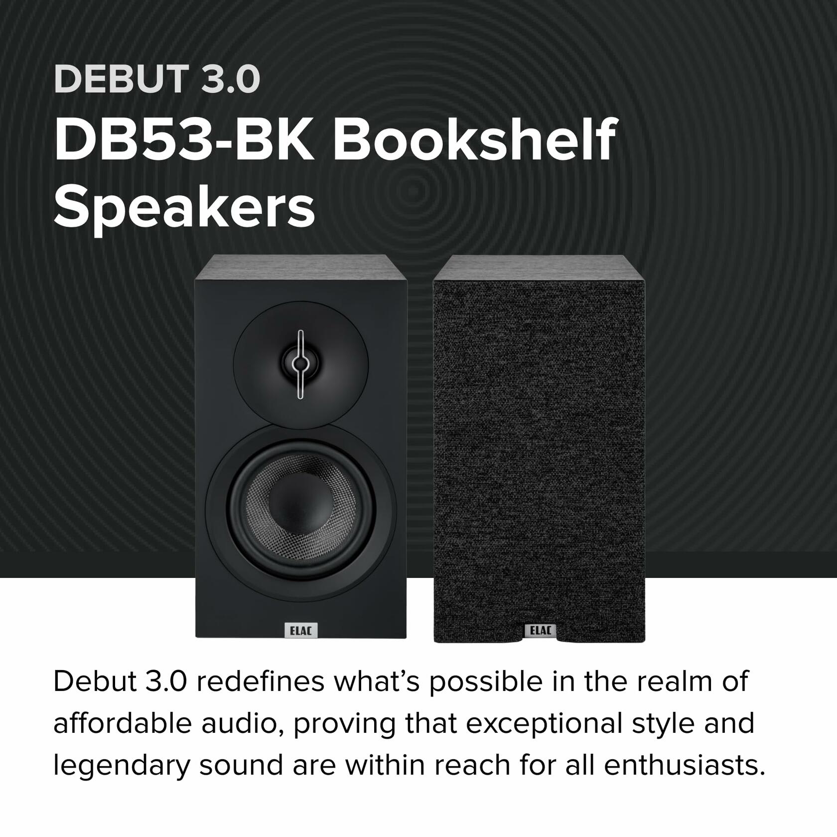 Elac DB53-BK DEBUT 3.0 -5.25