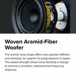 Elac DB53-WN DEBUT 3.0 -5.25" Bookshelf Speakers - WN