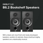 Elac DB62-BK 6.5" Bookshelf Speakers - Black