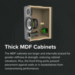 Elac DB52-BK 5.25" Bookshelf Speakers - Black