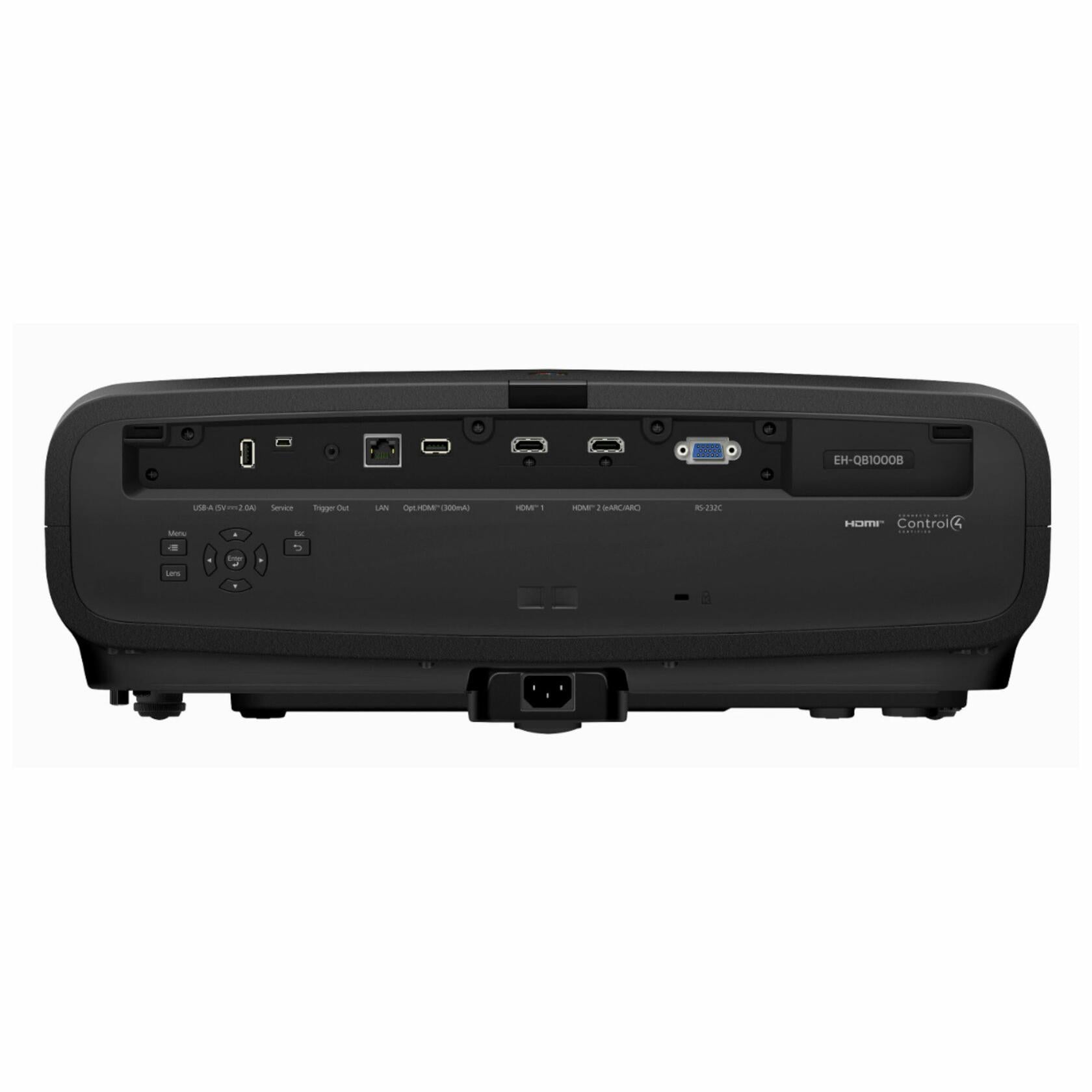 EPSON QB1000 4K HDR 3,300 LUMEN 3LCD LASER PROJECTOR – BLACK